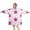 Pioneer Flower Floral, variant on Wearable Oversized Blanket,Pioneer Flower Floral Print Pattern Wearable Blanket Hoodie for Adults,Cozy Hooded Blankets with Super Pockets,Super Warm Fuzzy Pullover for Women & Men