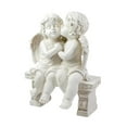 thumbnail image 3 of Estatua de pareja de ángeles, estatua de resina de jardín, decoración del hogar, taburete para sentarse, estatuilla decorativa para amantes, escultura, 3 of 8