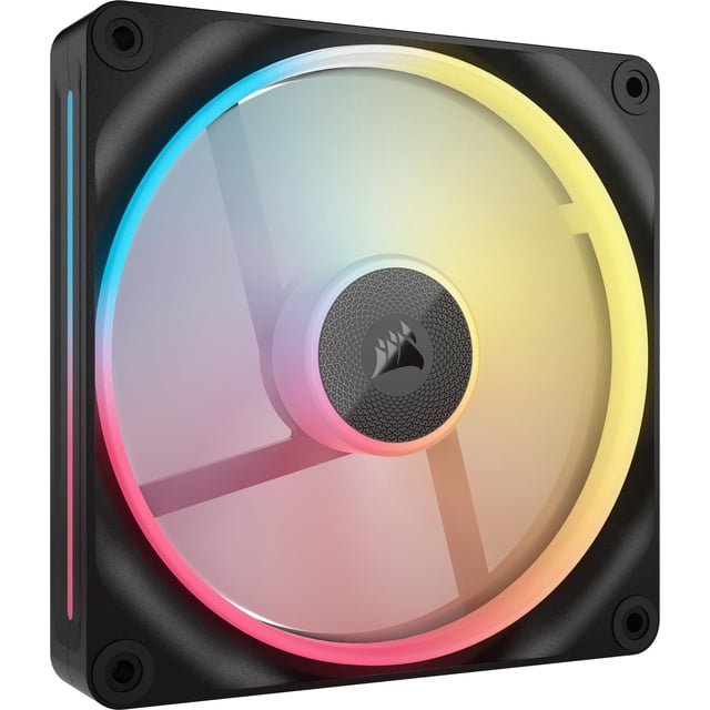 Ventilador Corsair iCue Link LX140-R RGB 140 mm PWM inverso negro