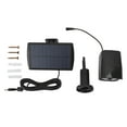 thumbnail image 2 of Cámaras Ficticias Luz Solar, Batería de 2200 Mah A Batería Duradera de la Cámara de Vigilancia Simulada Luz IP65 Impermeable para el patio, 2 of 7