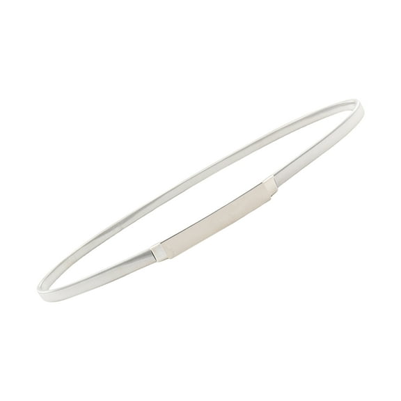 Stylish Elasticized Metal Chain Waist Belt for Women Thin Fit Waistband WaistChain Accessory Complement Various Dresses