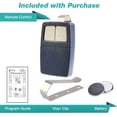 thumbnail image 3 of Garage Door Opener Remote 2-Button Navy Blue Control for Chamberlain Clicker Openers (KLIK1U, 375LM, 375UT), 3 of 4