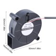 thumbnail image 3 of CNKOO Compact 50mm USB Blower Fan for Computer DC5V Cooling Fan 5V1A Input 115cm Cord for Electronic Devices Projects, 3 of 7