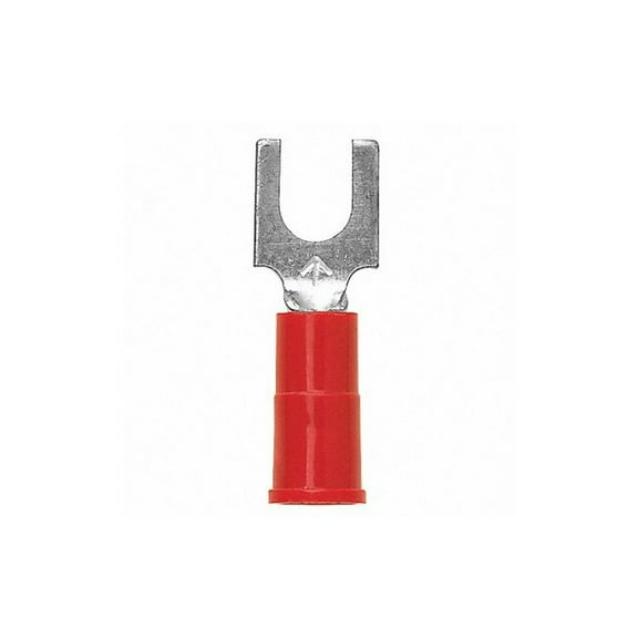 3m Fork Terminal,Lockng,#8 Stud,Red,PK25 LFV18-8Q