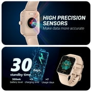Smart Watch fits for Android and Apple iPhone, Blackview R50 IP68 Waterproof Smartwatch for Women Men , Smart Watch with Bluetooth Call(Answer/Make Calls), Pink