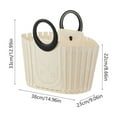 thumbnail image 3 of SCNOR Collapsible Storage Baskets for Laundry Plastic Clothing Organizer, 3 of 7