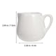 thumbnail image 2 of Small Sauce Jugs 6Pcs White Ceramic Sauce Dispensing Containers For General Users Simple Style, 2 of 5
