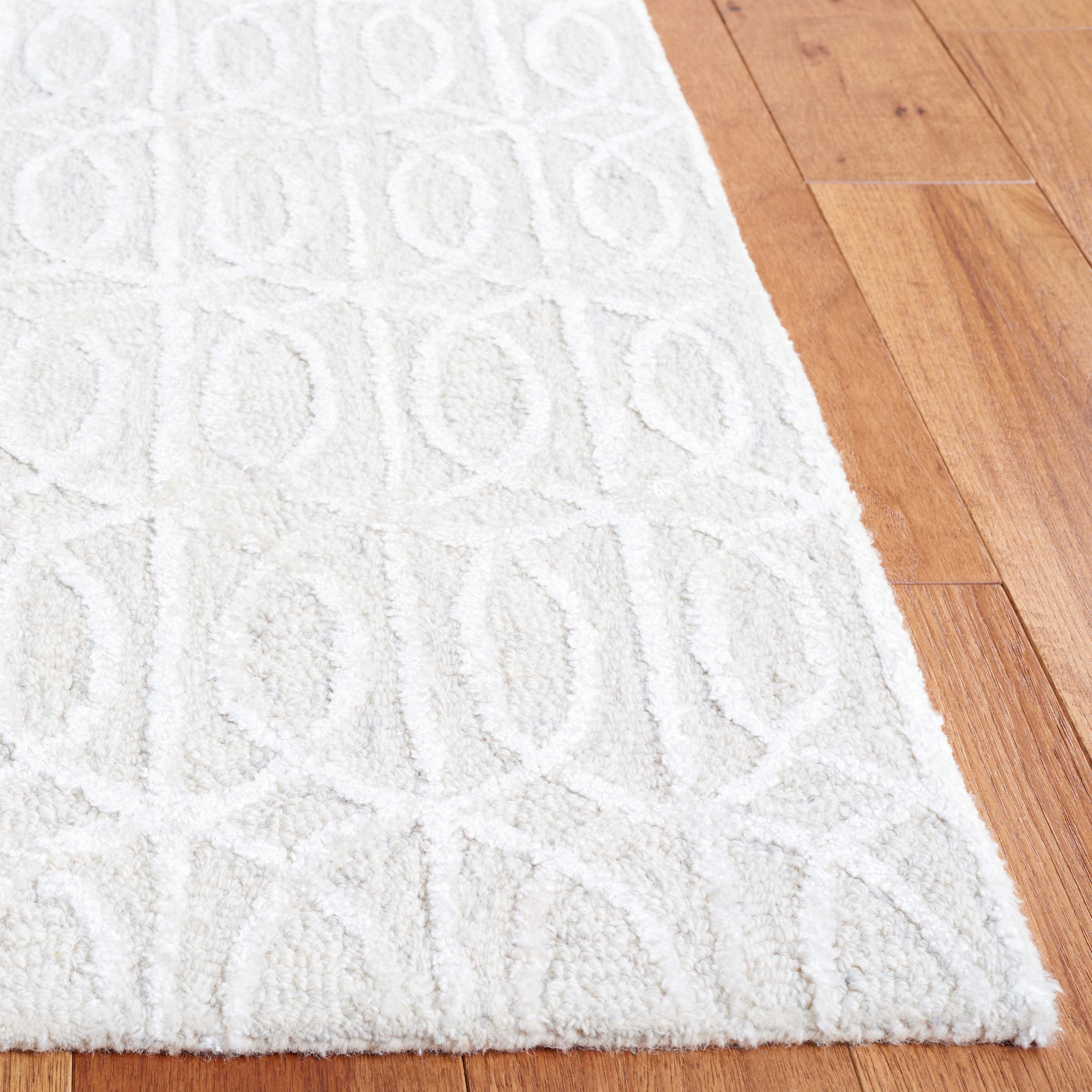 SAFAVIEH Ebony Abel Modern Area Rug, Beige/Ivory, 5' x 8'