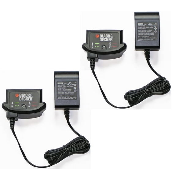 Black and Decker 16v-20v Standard Li-ion Charger (2 Pack) # 90590282-2PK