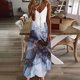 thumbnail image 1 of Puntoco Vestidos Mujer Verano Mujer Verano Casual Estampado V-Cuello Sin Mangas Vestido De Correa, 1 of 5
