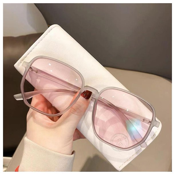 Gafas fotocromáticas antiradiación, montura grande, gafas de ordenador a la moda