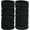 Black, variant on 100 count Womens Elastics Hair Tie, 4MM Black Ponytail Holders Hair Bands, 2 Inch in Diameter Elastic Band for Medium to Thick Hair (4mm Black)