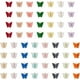thumbnail image 1 of 60 piezas de dijes acrílicos de mariposa en 15 colores, dijes de aleación de mariposa para collares, pulseras, aretes y joyería. Orificio: 0.08, 1 of 7