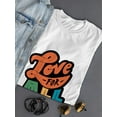 thumbnail image 3 of Love For All Banner T-Shirt Women -Smartprints Designs, Female 5X-Large, 3 of 4