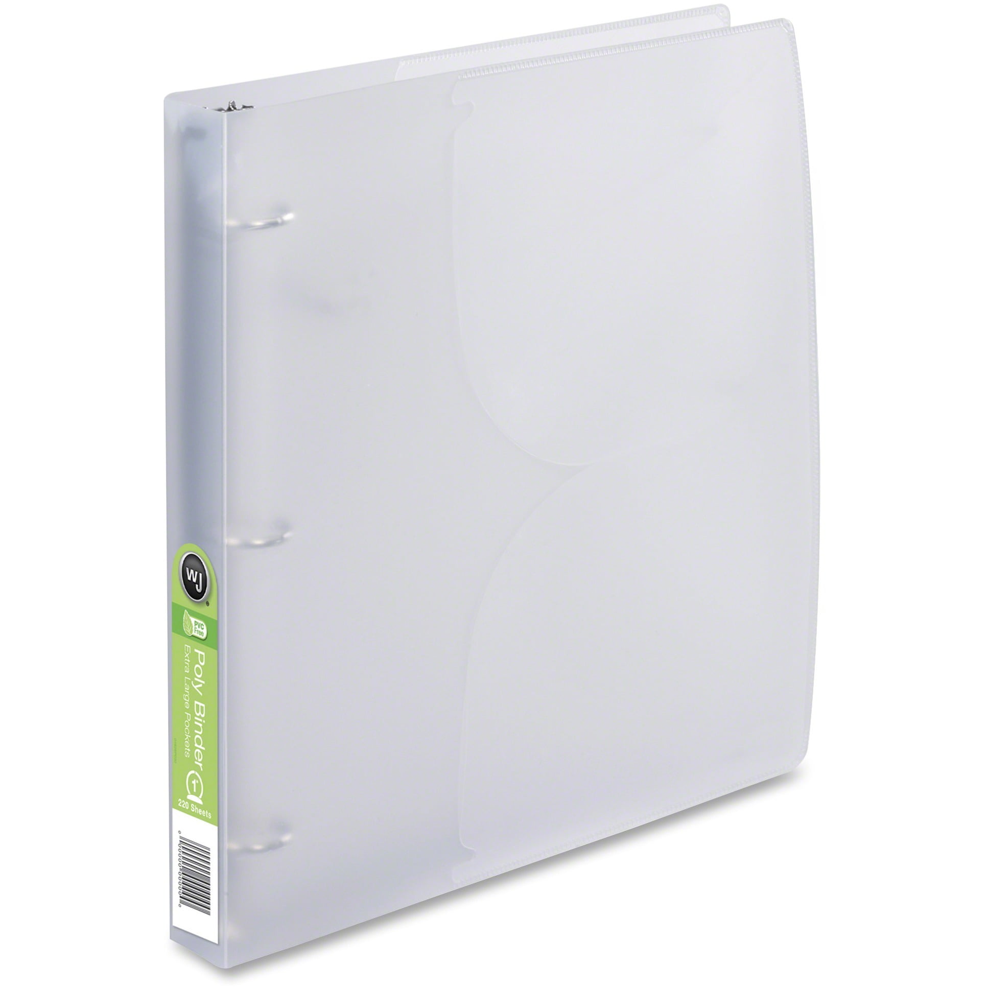 Wilson Jones, WLJ40755, Translucent Flex Poly Binder, 1 Each, Clear