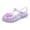 B-Purple, variant on Toddler Sandles Girls Jelly Sandals Soft Sole Closed Toe Princess Flat Chibi Cloud Dress Sandals Comfortable for Toddler Little Kid Big Kid