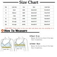 thumbnail image 2 of SMihono Striped Daisy Bras for Older Women No Underwire Large Size Women's Comfort Underwear Hollow Breathable Air Bra No Steel Ring Black 38/85, 2 of 2