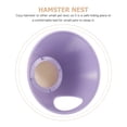 thumbnail image 4 of Miangastore Lovely Hamster Hideout House Plastic Lavender 1Pack, 4 of 8