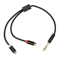 thumbnail image 1 of Oubit Stereo Splitter Adapter Cable,6.35mm to Dual RCA Dual RCA Cable RCA Cable Unbeatable Value, 1 of 9