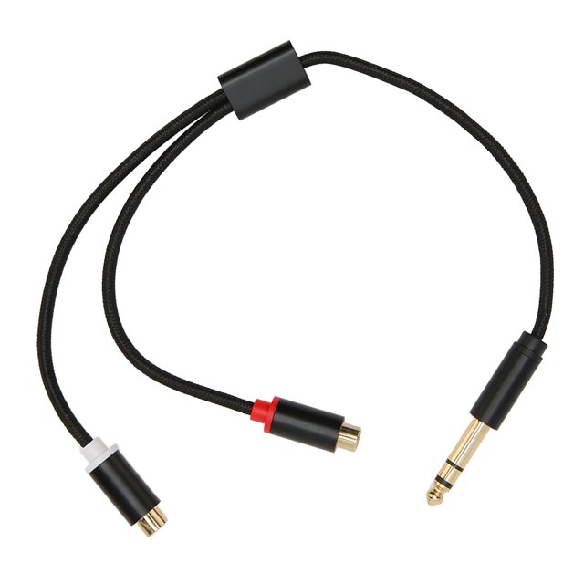 Oubit Stereo Splitter Adapter Cable,6.35mm to Dual RCA Dual RCA Cable RCA Cable Unbeatable Value