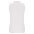 thumbnail image 4 of Womens Summer Tank Tops Twist Front V Neck Solid Color Sleeveless Casual Cami Vest Loose Fit Tunic T Shirts Blouses, 4 of 5