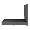 thumbnail image 2 of Box Base Cama King Size+ Cabecera Ikki Gris Oscuro, 2 of 7