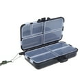 thumbnail image 1 of Fishing Tackle Box Fly Fishing Box Spinner Bait Minnow Popper 9 Compartments, 1 of 1