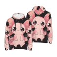 thumbnail image 6 of Bingfone Cute Axolotl Sakura Blossoms B Men's Drawstring Hoodie Long Sleeve Pocket Sweatshirts-XX-Large, 6 of 6