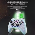 thumbnail image 1 of Wireless Game Console+Receiver for Switch/Android/Ios/Pc 6- Gyro High Precision Joystick Rgb Bluetooth Gamepad White, 1 of 5