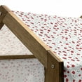thumbnail image 4 of Poppy Flower Pet House, Overlappings with Thin Long Stems and Plucked Petals Romantic Art, Outdoor & Indoor Portable Dog Kennel with Pillow and Cover, 5 Sizes, Red Black and Green, by Ambesonne, 4 of 4