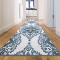 thumbnail image 5 of Ottomanson Non-Slip Hallway Runner Rug 1'10" x 7' Perfect for High Traffic Areas, Off-White Oriental, 5 of 8