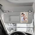 thumbnail image 4 of Hearth & Gear Wooden Sun Visor Photo Frame For Car Home Decoration Picture Display Memory Keepsake Ideal For Couples Family, 4 of 6