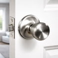 thumbnail image 6 of Satin Nickel Passage Door Knob, Hall and Closet, 6-Way Universal Fit, 6 of 13