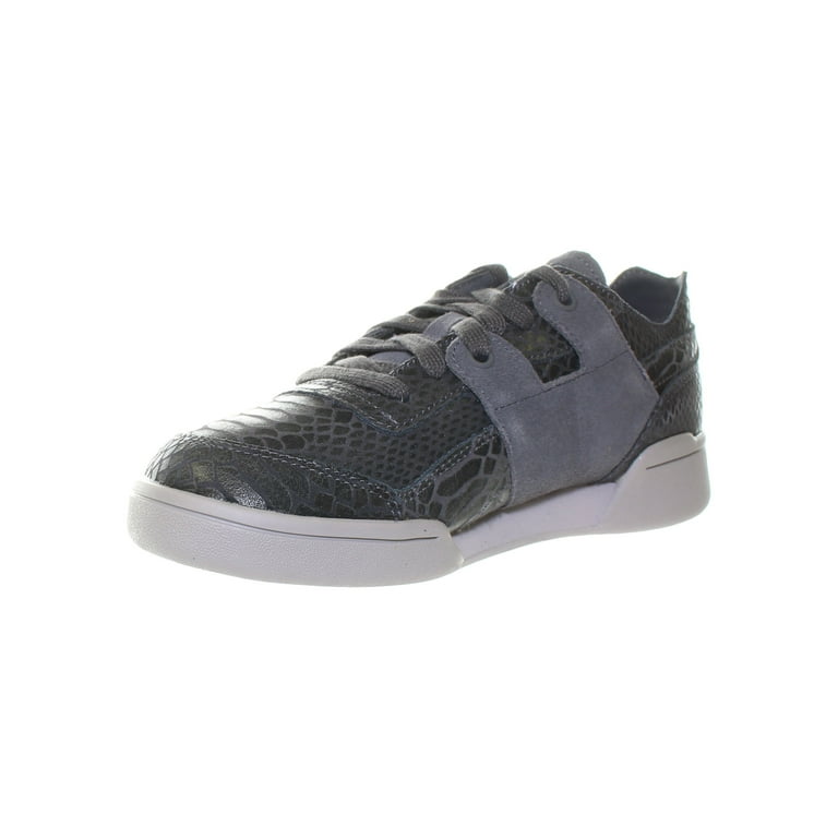 Reebok Workout Low Plus Shoes Ash Grey Chalk Size 9