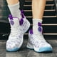 thumbnail image 5 of BINQER Zapatillas de baloncesto de caña alta for niños, zapatillas acolchadas con soporte transpirable for entrenamiento deportivo juvenil., 5 of 5