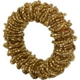 thumbnail image 3 of Fennco Styles Hand Beaded Decorative Napkin Rings, Set of 4 - Gold Glass Beads Napkin Holders for Home, Dining Table, Banquet, Christmas, Holiday Décor and Special Occasion, 3 of 4