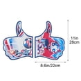 thumbnail image 3 of Foam Finger Cheering Gloves, EVA Fan Hand Gloves Lightweight Comfortable Reusable Sports Supporter Accessory Easy Wave Durable Design for Stadium Events Parties Team Fans, 3 of 5