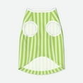 thumbnail image 6 of LNWH Classic Green Stripe Pattern Dog Clothes, Breathable Warm Cotton Pet Clothes 4X-Large, 6 of 8