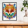 thumbnail image 2 of Diamante pintura 5D JShteea DIY parcial Mandala Fox decoración del hogar El nuevo, 2 of 9