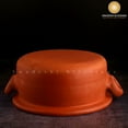 thumbnail image 4 of Swadeshi Blessings Unglazed Clay Pot For Serving with Lid, 3.5L/ Lead Free Earthen Kadai/ Biryani Pot, 4 of 7