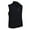 Black, variant on Monterey Club Men's Lightweight Blend French Rib Full Zip Golf Vest #1969