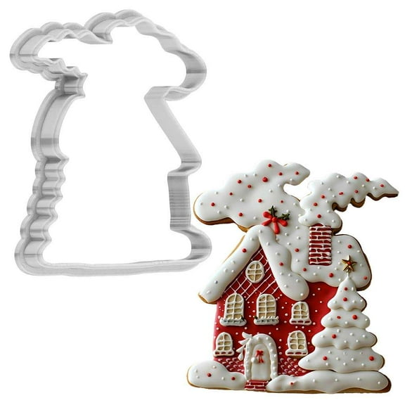 Christmas Chimney Smoke Cookie Cutter 4 Inch Made in USA by WONDERTORY