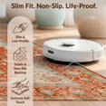 thumbnail image 6 of Design&I 3'x5' Ultra Soft Throw Mat, Orange Vintage Burnt Print Ornamental Spandrels Banded Framing None Fluffy Washable Easy Care Indoor rug for Bedside Hallway, 6 of 7