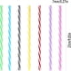 thumbnail image 3 of Paquete de 100 Pajitas Reutilizables de Plástico Xiying | Pajitas de Rosca Gruesa de Color Neón | 7,3 Mm de Diámetro | 23 Cm de Largo | Aptas para Lavavajillas | para Batidos, Malteadas y Bebidas Frí, 3 of 7