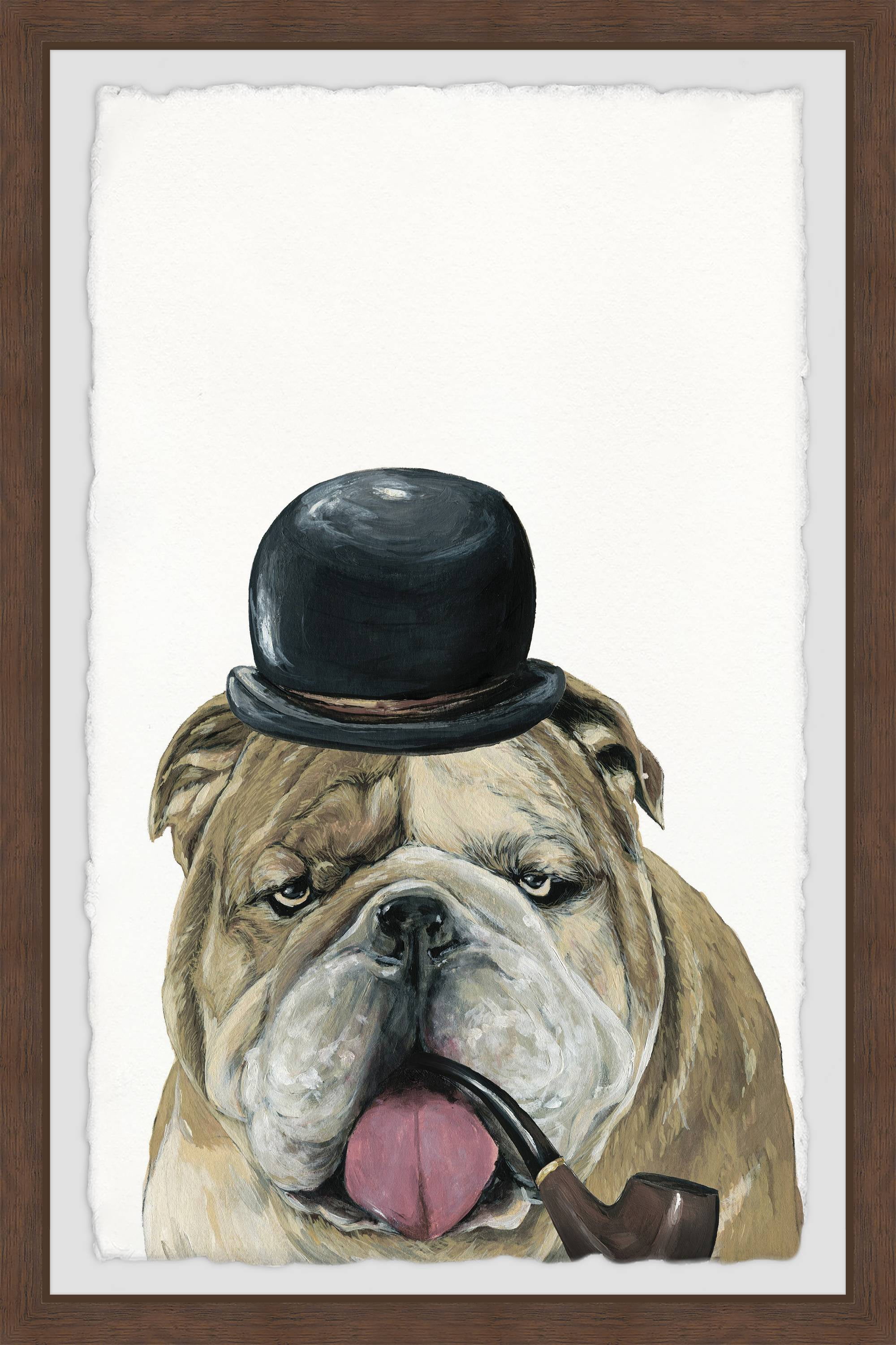 Marmont Hill "The Clever One" Framed Painting Art Print, 24.00" x 1.50"