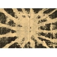 thumbnail image 1 of Ahgly Company Indoor Rectangle Abstract Brown Modern Area Rugs, 7' x 9', 1 of 4