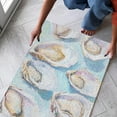 thumbnail image 4 of Doormat - Coastal Beach Door Mat - Coastal oyster, indoor/outdoor, blue beachy welcome, ocean bath, 18×30 Inch, 4 of 4