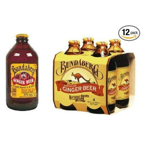 Ginger Beer Non-alcoholic Beverage (Australia) 12-pack 375ml, Pack of 12 375ml By Bundaberg