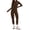 Coffee, variant on One Piece Jumpsuits for Women Long Sleeve Zip Up Solid Color Workout Bodysuit Rompers Stretchy Casual Slim Fit Yoga Workout Overalls