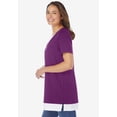 thumbnail image 3 of Woman Within Plus Size Layered-Look Tunic, 3 of 6